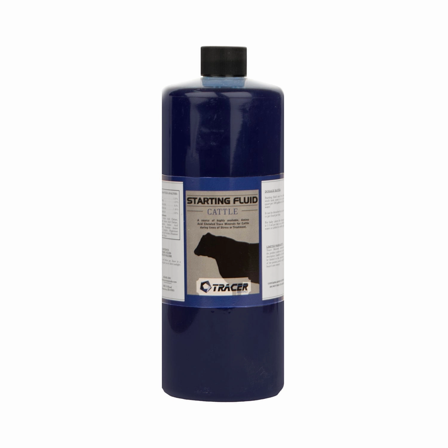 Tracer Starting Fluid Liquid Mineral Supplement for Horses, Swine, Cattle, Goats