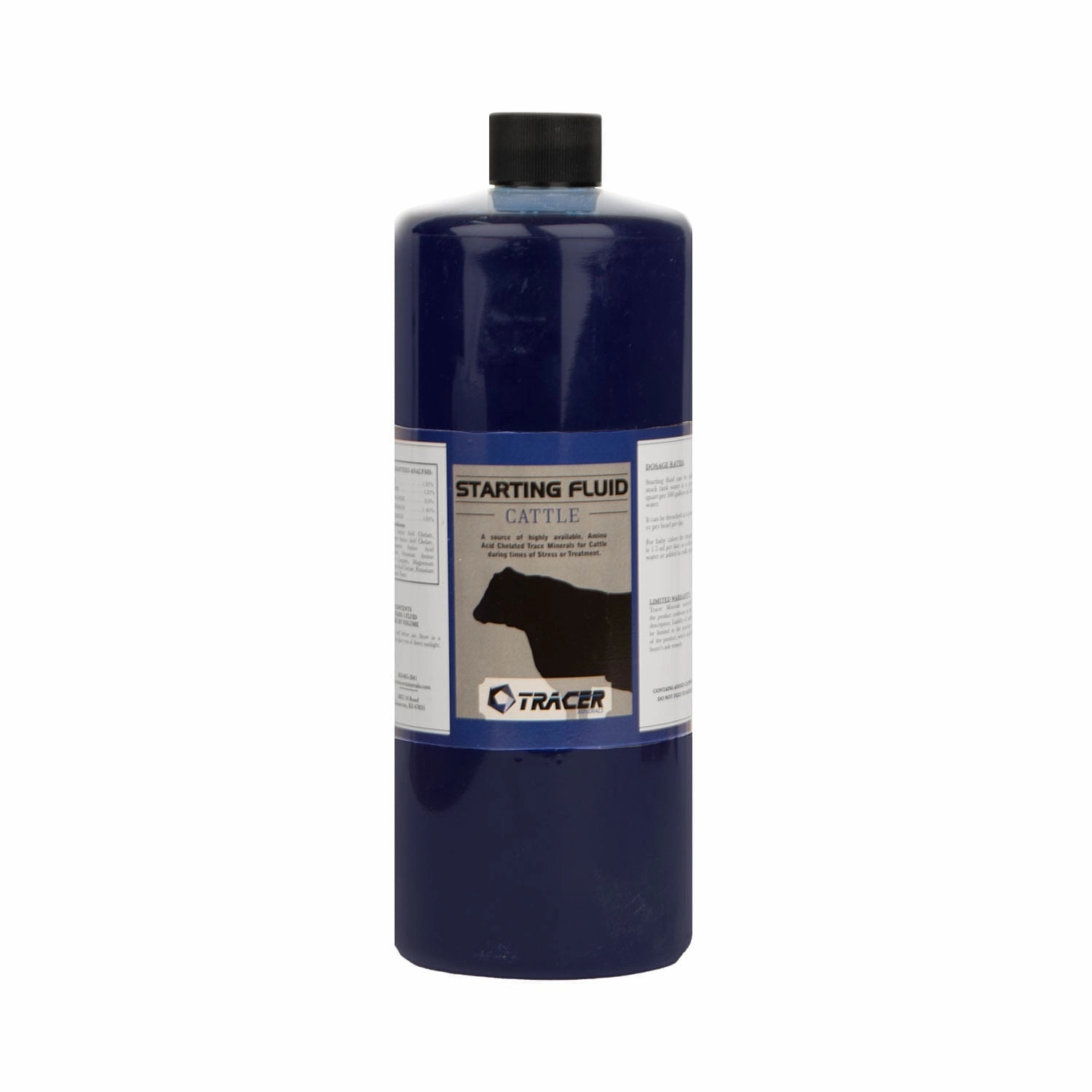 Tracer Starting Fluid Liquid Mineral Supplement for Horses, Swine, Cattle, Goats