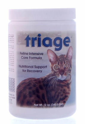Triage Feline Intensive Care Formula cat grooming cat shampoo cat conditioner cat comb cat grooming glove