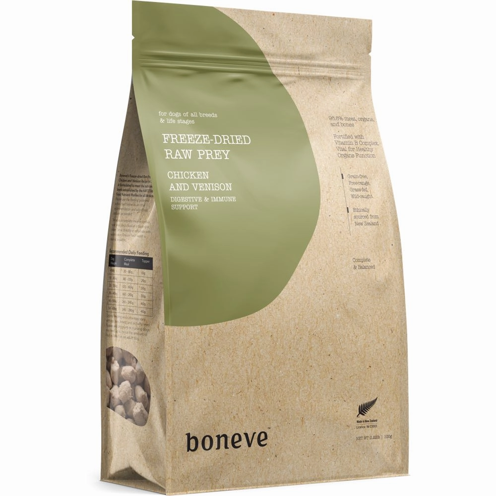 TRIAL SPECIAL $7 OFF: Boneve Grain-Free Freeze-Dried Raw Dog Food 100g