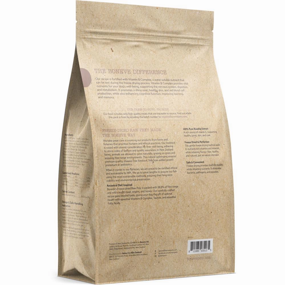 TRIAL SPECIAL $7 OFF: Boneve Grain-Free Freeze-Dried Raw Dog Food 100g