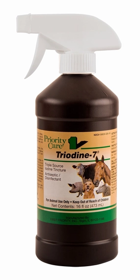 Triodine-7 Iodine Tincture Antiseptic & Disinfectant chicken supplies backyard chicken coop accessories poultry food chicken vitamins