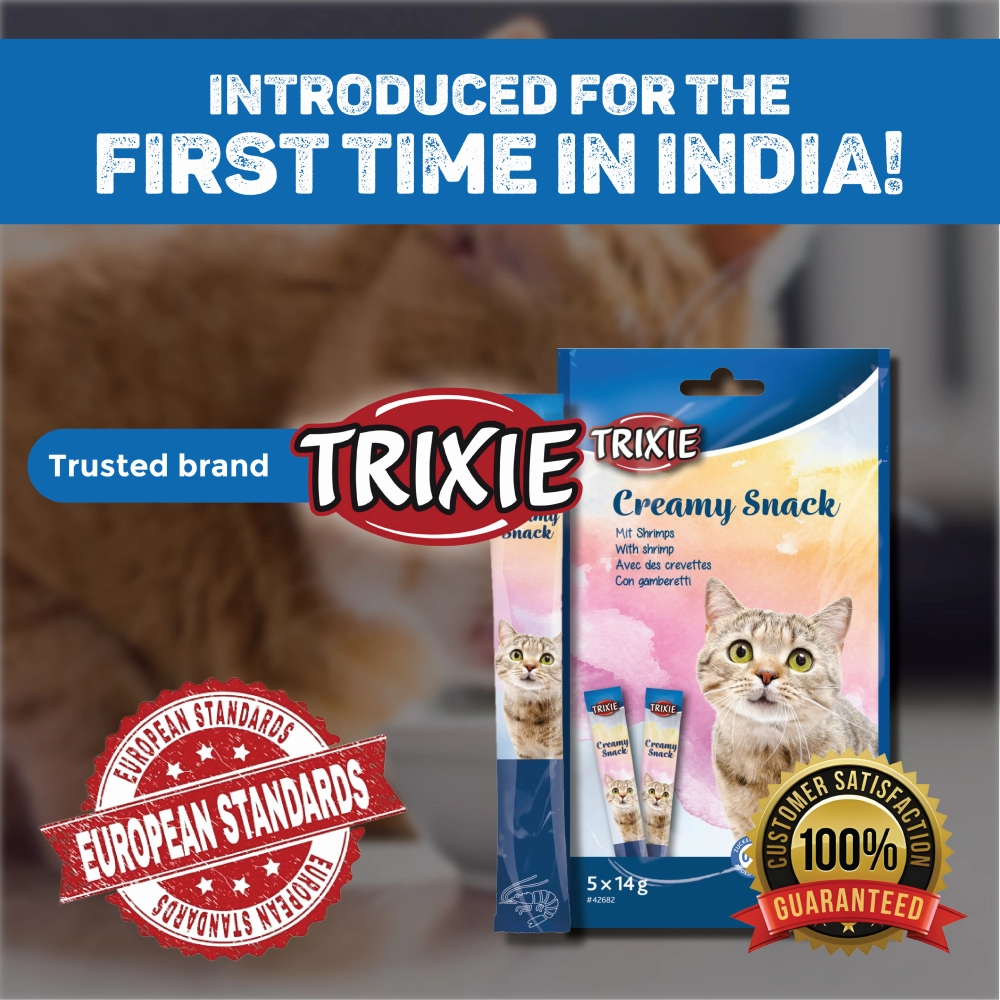 Trixie Premio Tuna Bites and Shrimp Creamy Cat Treat Combo