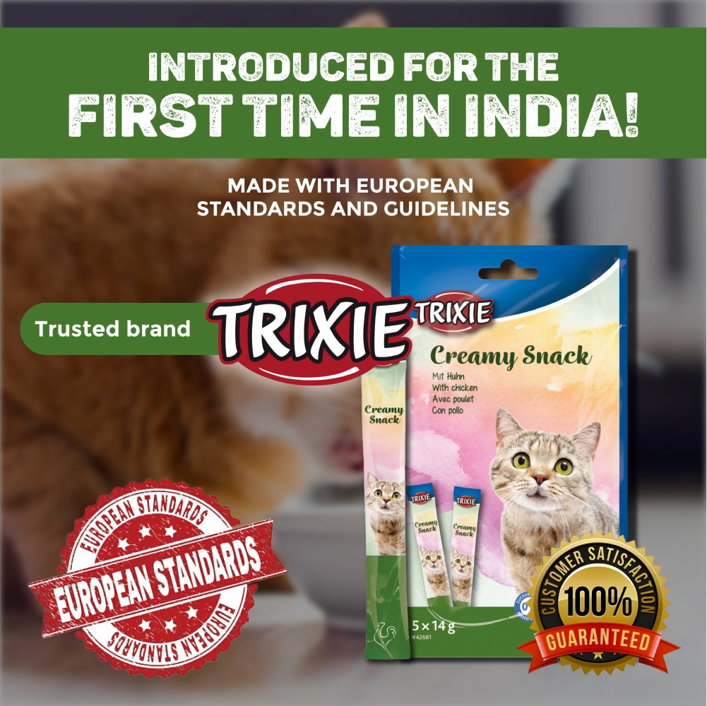 Trixie Premio Tuna Rolls and Chicken Creamy Cat Treat Combo