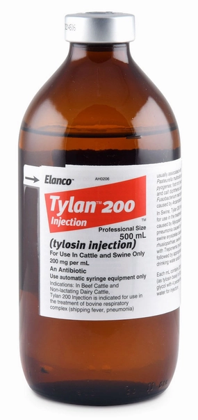 Tylan 200 Injection, 500 mL sheep feed sheep mineral sheep hay sheep pellets sheep salt block