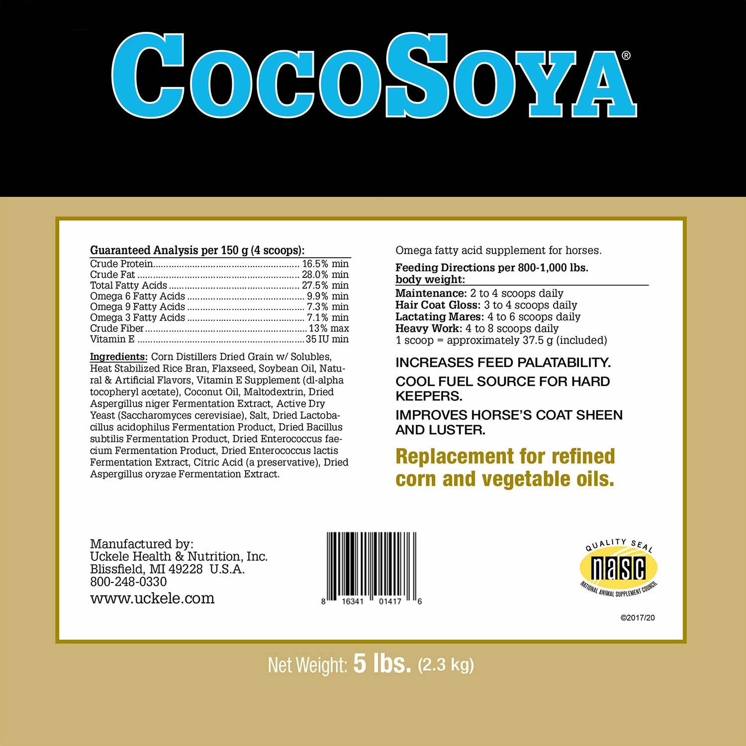Uckele CocoSoya Granular