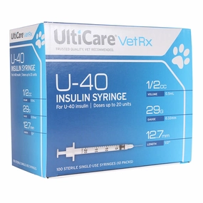 UltiCare U-40 Insulin Syringes, 29ga x ", Box of 100 ct cat beds cat scratching post cat shampoo cat tunnel cat brush