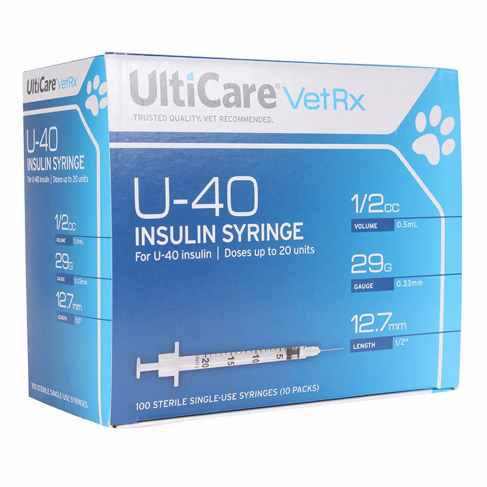UltiCare U-40 Insulin Syringes, 29ga x ", Box of 100 ct cat beds cat scratching post cat shampoo cat tunnel cat brush