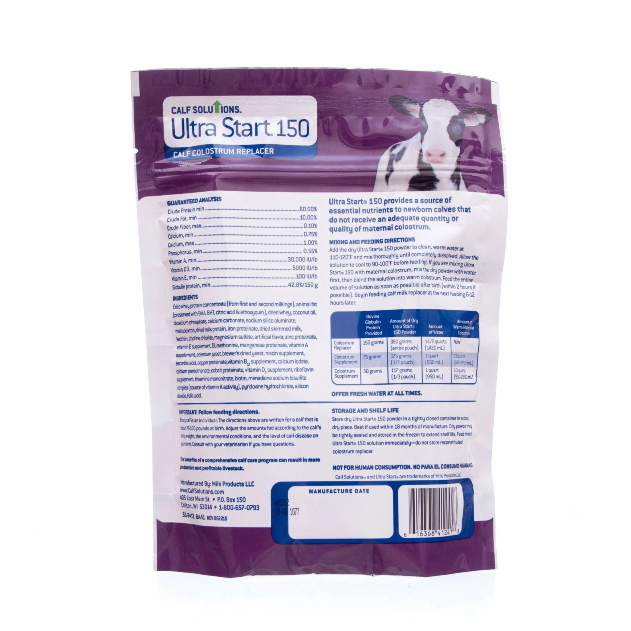 Ultra Start 150 Colostrum Replacer, 350 g