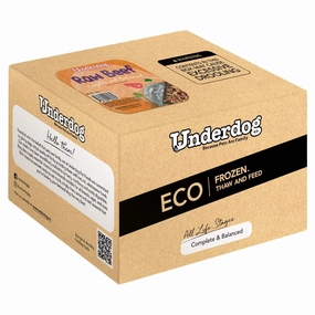 Underdog Raw Beef Complete & Balanced Eco Pack Frozen Dog Food 3kg dog sweater dog tuxedo dog dress holiday dog outfit dog birthday shirt