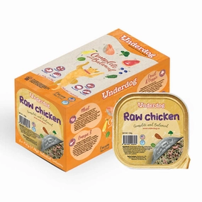 Underdog Raw Chicken Complete & Balanced Frozen Dog Food 1.2kg dog sweater dog tuxedo dog dress holiday dog outfit dog birthday shirt