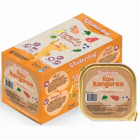 Underdog Raw Kangaroo Complete & Balanced Frozen Dog Food 1.2kg dog sweater dog tuxedo dog dress holiday dog outfit dog birthday shirt