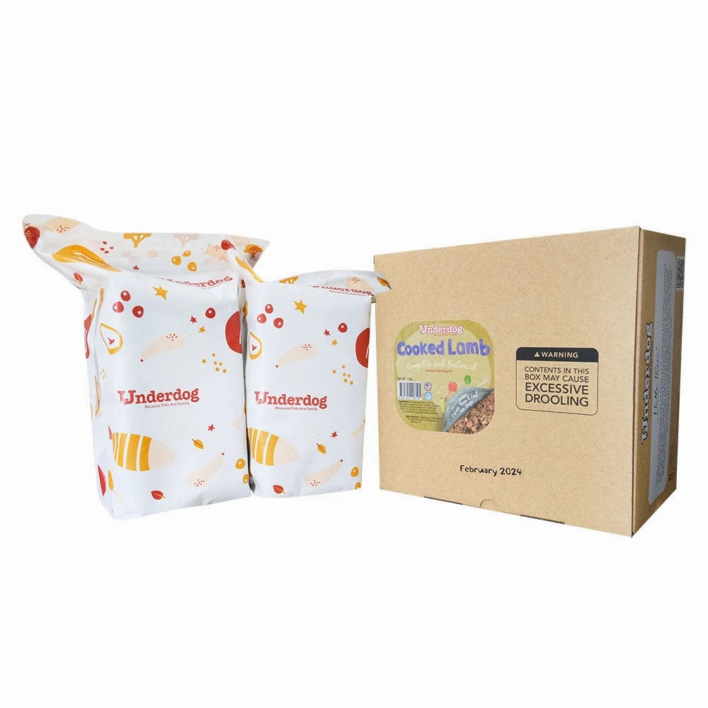 Underdog Raw Lamb Complete & Balanced Eco Pack Frozen Dog Food 3kg