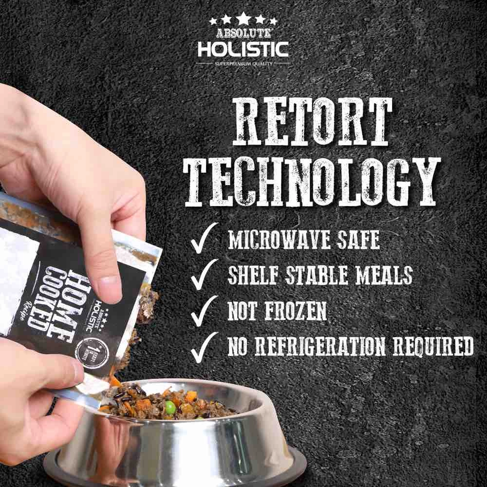 UP TO 35% OFF: Absolute Holistic Home Cooked Recipe Lamb, Peas & Spinach Wet Dog Food