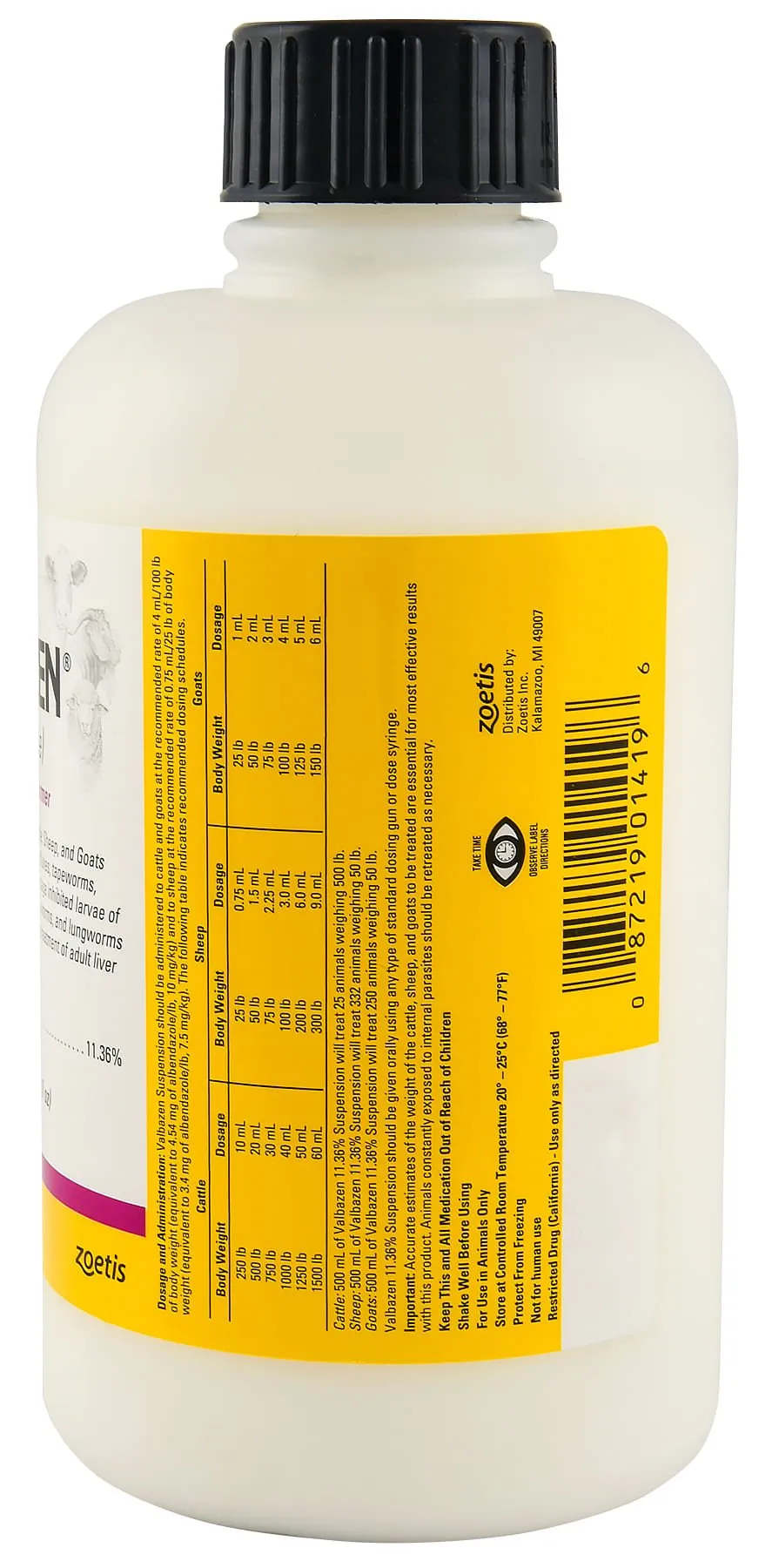 Valbazen Broad-Spectrum Oral Dewormer