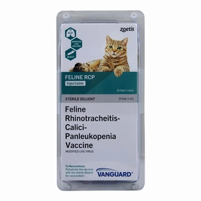 Vanguard Feline RCP Cat Vaccine (25 x 1ml) cat scratchers cat towers cat window perch cat heating pad cat calming spray