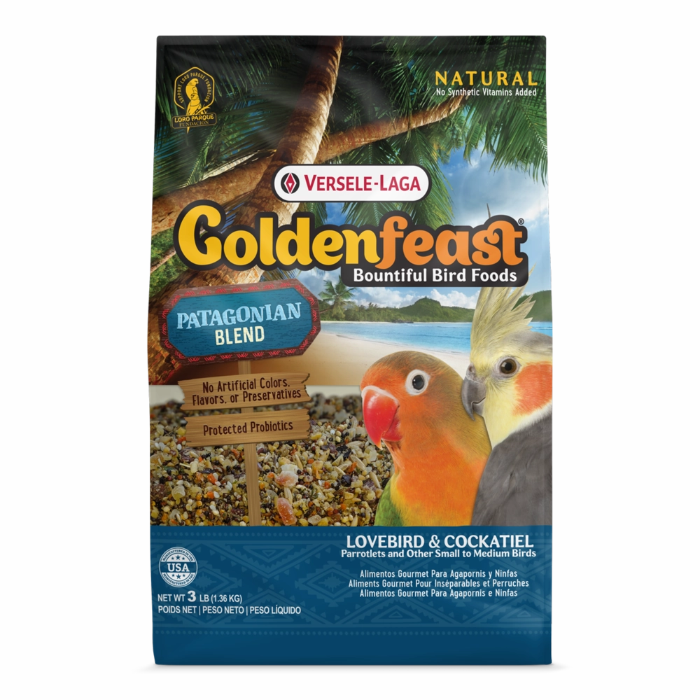 Versele-Laga Golden Feast Patagonian Blend for Small to Medium Birds 1.36kg cat vitamins cat digestive aid cat immune support cat joint supplement cat skin supplement