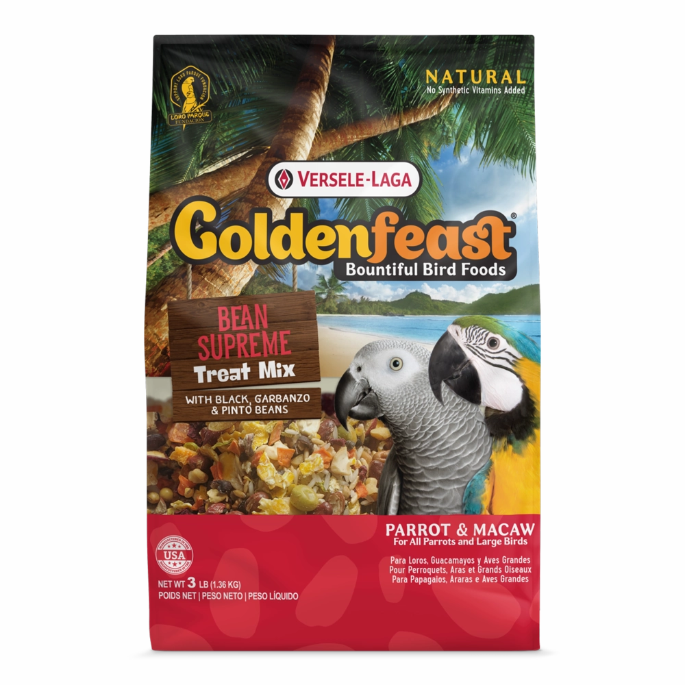 Versele-Laga Golden Feast Treat Mix Bean Supreme for All Parrots & Large Birds 1.36kg cat vitamins cat digestive aid cat immune support cat joint supplement cat skin supplement
