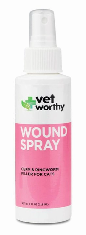 Vet Worthy Wound Spray for Cats, 4 oz cat scratchers cat towers cat window perch cat heating pad cat calming spray
