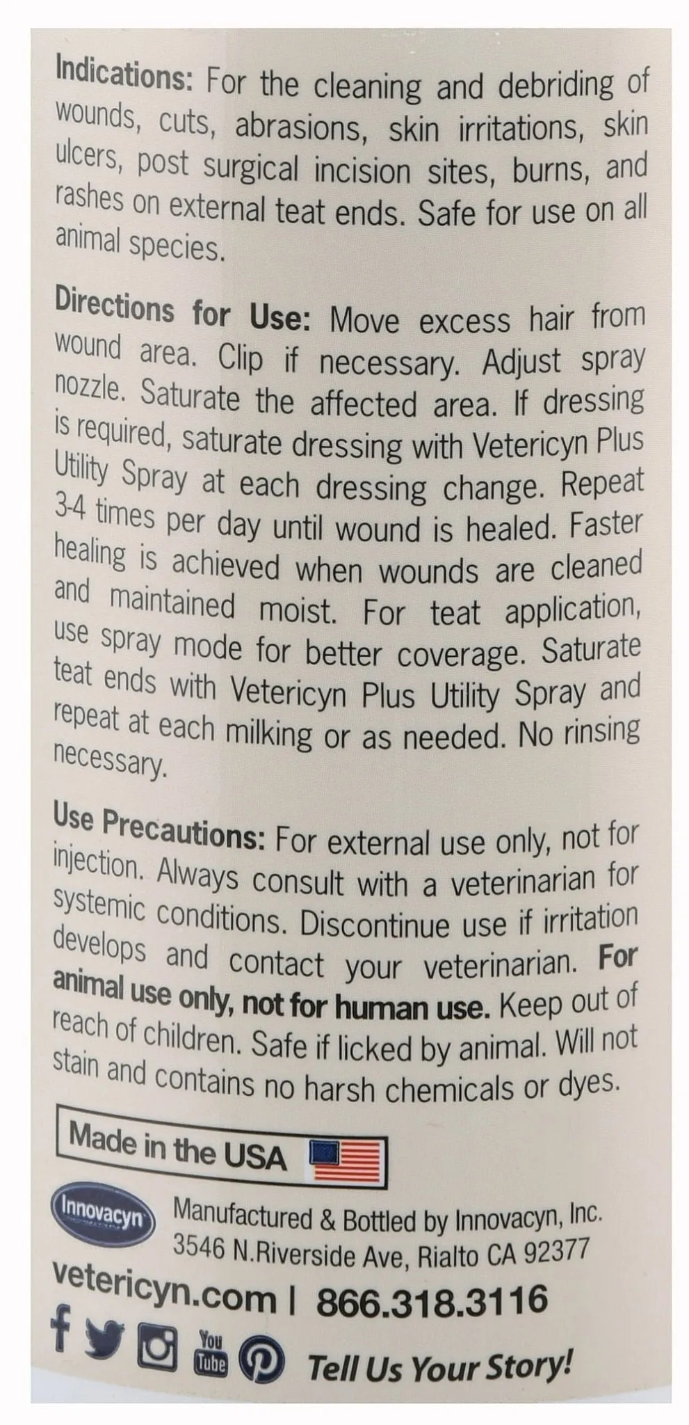 Vetericyn Plus Utility Spray, 16 oz