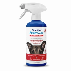 Vetericyn FoamCare Medicated Pet Shampoo, 16 oz cat beds cat scratching post cat shampoo cat tunnel cat brush