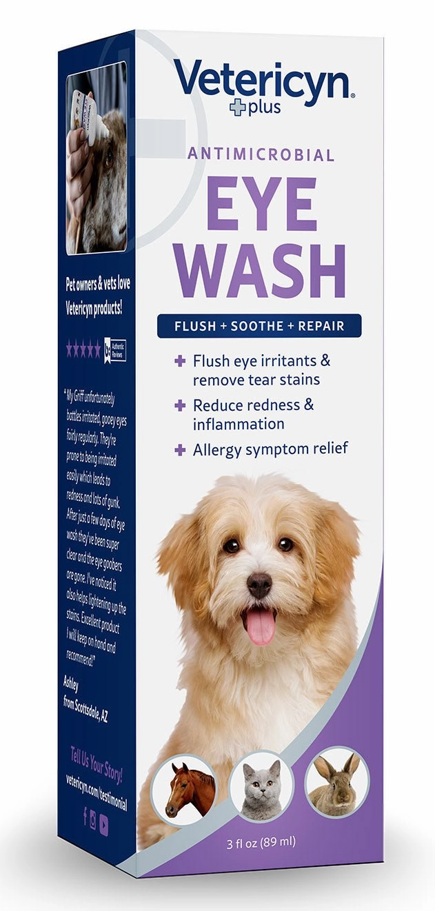 Vetericyn Plus All Animal Eye Wash, 3 oz