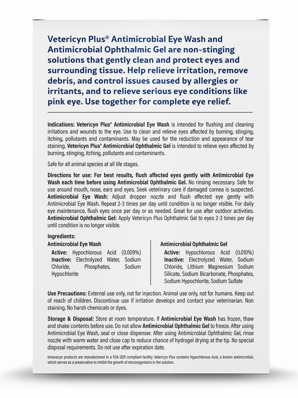 Vetericyn Plus Antimicrobial Eye Care Kit