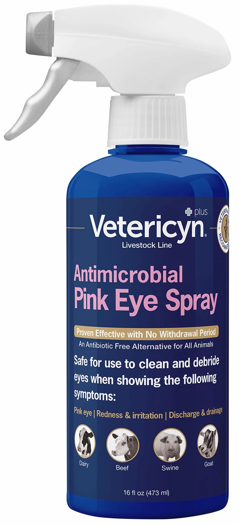 Vetericyn Plus Antimicrobial Pinkeye Spray, 16 oz chicken supplies backyard chicken coop accessories poultry food chicken vitamins