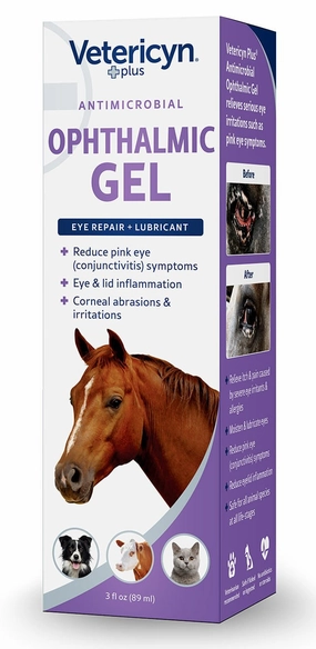 Vetericyn Plus Ophthalmic Gel, 3 oz cat grooming cat shampoo cat conditioner cat comb cat grooming glove