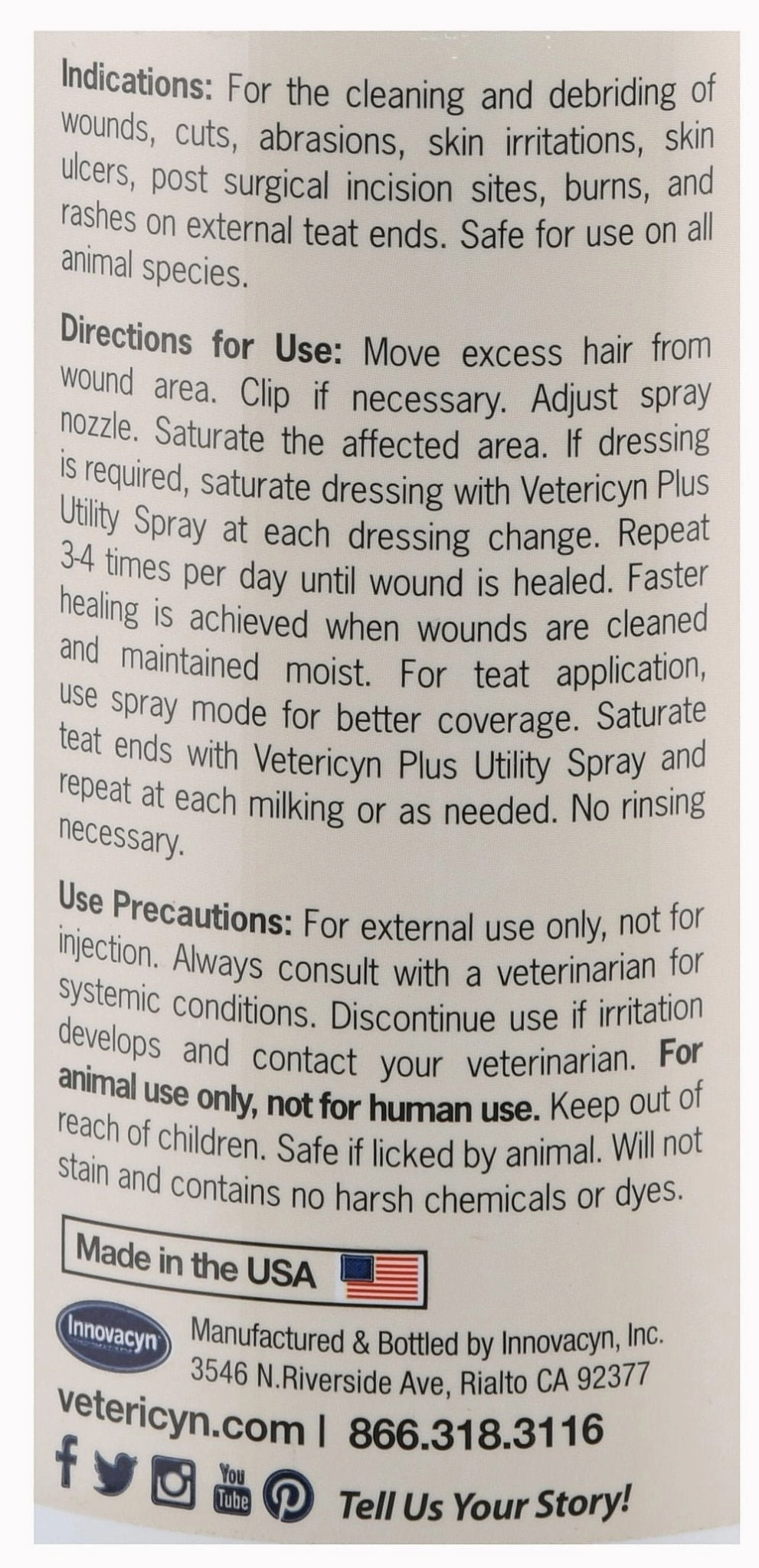 Vetericyn Plus Utility Spray, 16 oz