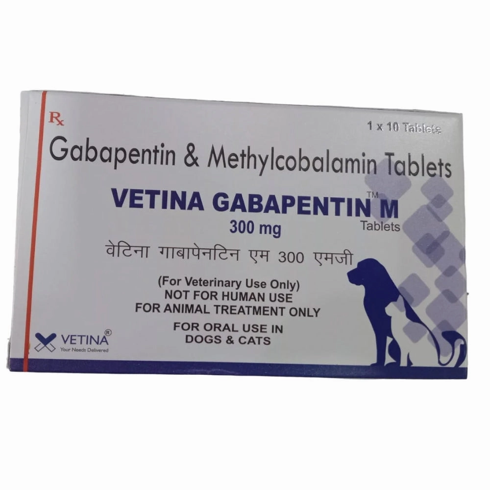 Vetina Gabapentin M 300mg Tablets for Dogs and Cats