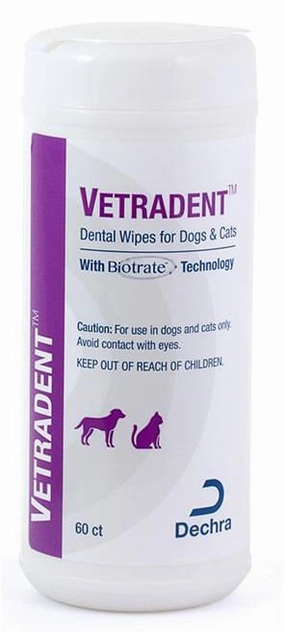 Vetradent Dental Wipes, 60 ct cat climbing tree cat hammock cat steps cat grooming kit cat safety gate