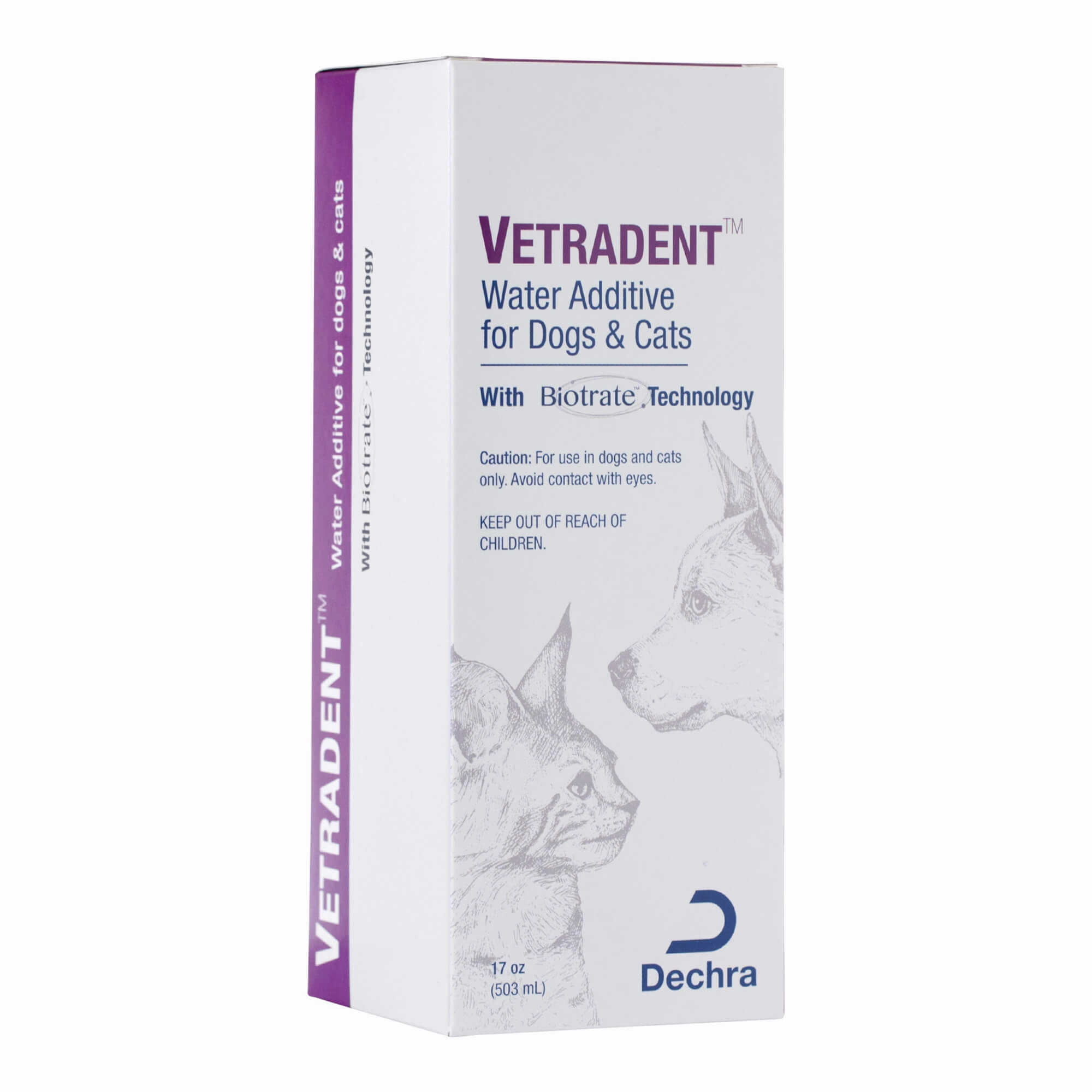 Vetradent Liquid Water Additive for Dogs & Cats, 17 oz