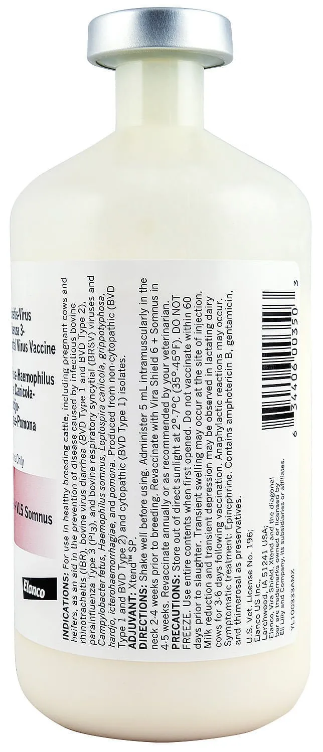 Vira Shield 6 VL5 Somnus Cattle Vaccine