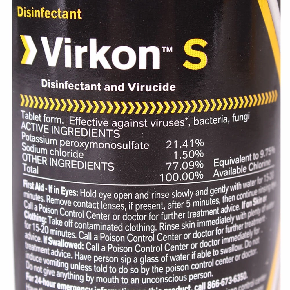 Virkon S Broad Spectrum Disinfectant Tablets