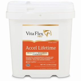Vita Flex Pro Accel Lifetime Health & Wellness Formula Supplement for Horses pet shampoo conditioner combo pet detangler pet skin care flea shampoo