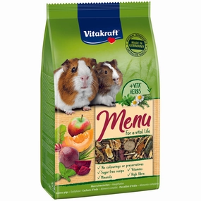 Vitakraft Guinea Pig Menu Vital 1kg puppy starter kit puppy crate puppy collar puppy pee pad puppy food