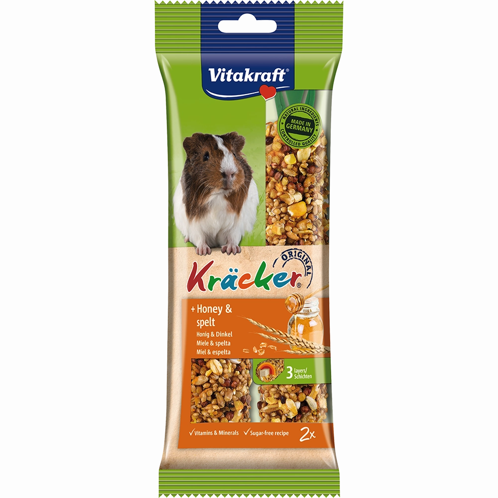 Vitakraft Kracker Sticks with Honey Guinea Pig 112g puppy starter kit puppy crate puppy collar puppy pee pad puppy food