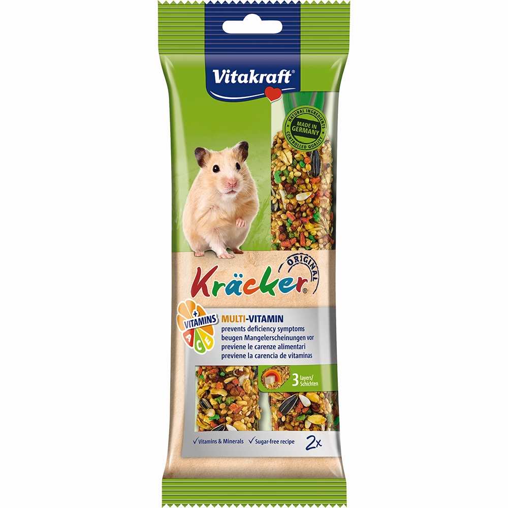 Vitakraft Kracker Sticks with Multi-Vitamin Hamster 112g puppy starter kit puppy crate puppy collar puppy pee pad puppy food