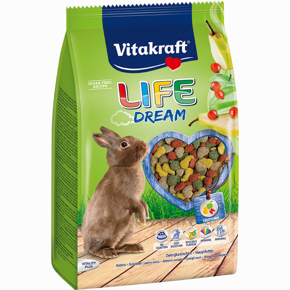 Vitakraft Rabbit Life Dream 600g puppy starter kit puppy crate puppy collar puppy pee pad puppy food
