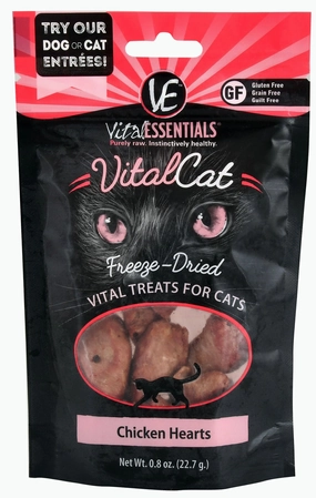 Vital Cat Freeze-Dried Chicken Hearts Cat Treats cat beds cat scratching post cat shampoo cat tunnel cat brush
