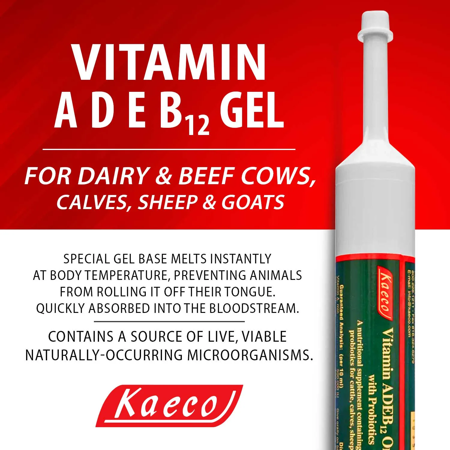 Vitamin ADE & B12 Gel