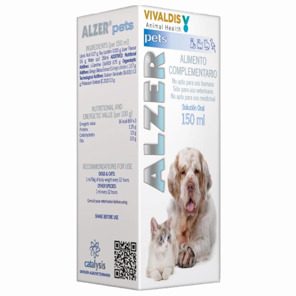 Vivaldis Alzer Syrup for Dogs and Cats (150ml)