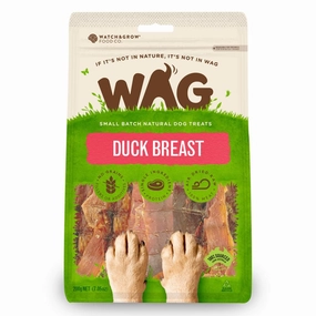 WAG Duck Breast Jerky Grain-Free Dog Treats 200g dog supplies dog food toys accessories dog bed