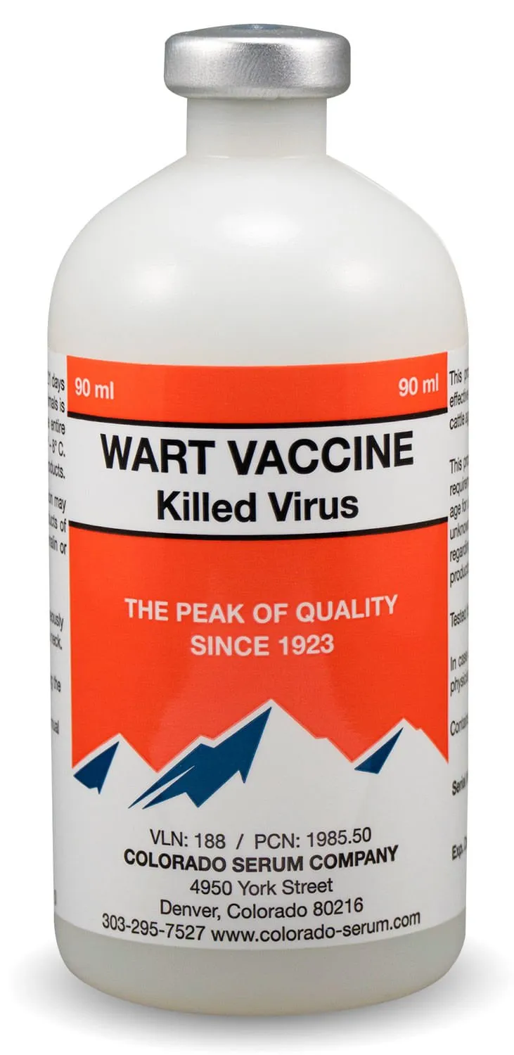Wart Vaccine for Cattle