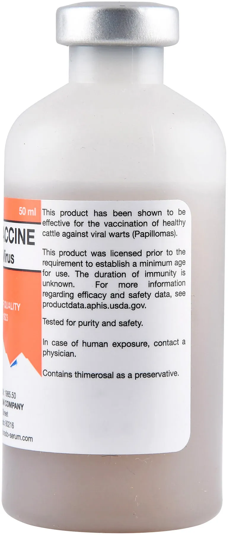 Wart Vaccine for Cattle