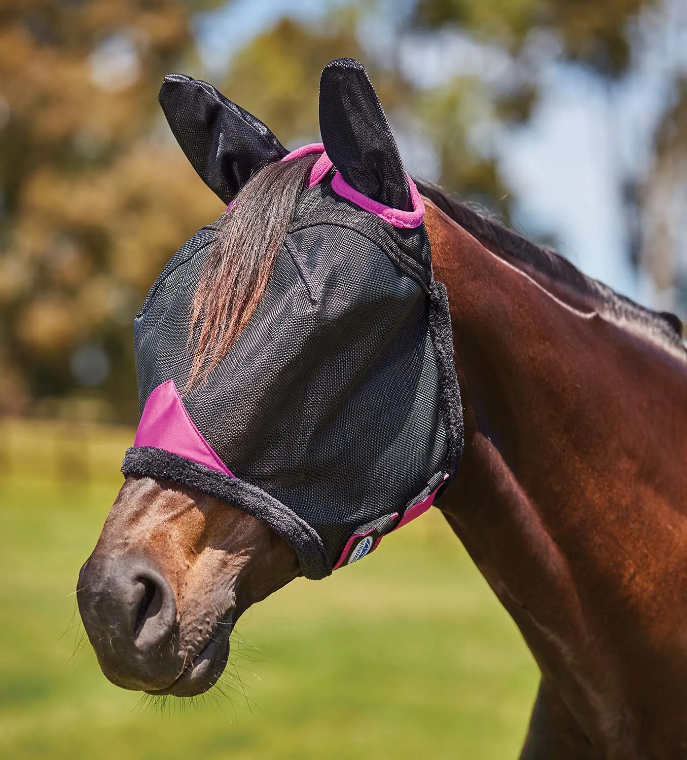 Weatherbeeta ComFITec Deluxe Durable Mesh Horse Fly Mask with Ears