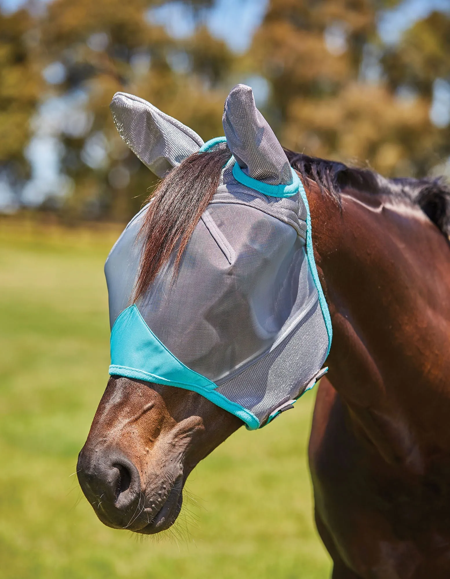 Weatherbeeta ComFITec Deluxe Fine Mesh Horse Fly Mask with Ears