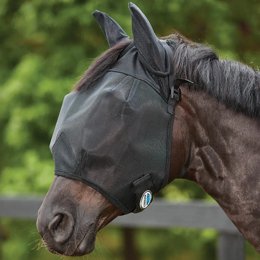 WeatherBeeta ComFITec Double Dart Deluxe Fly Mask with Ears