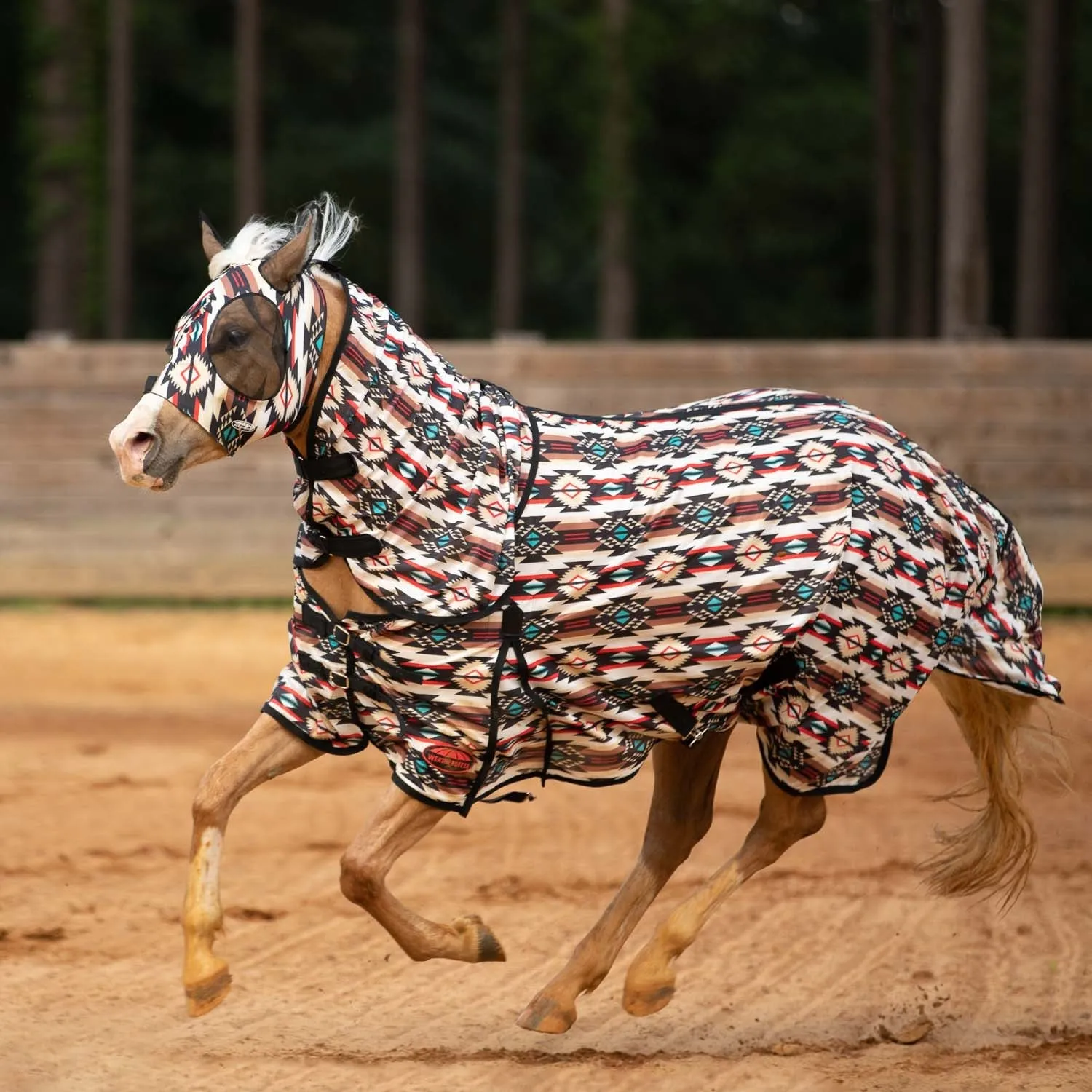 WeatherBeeta ComFITec Essential Mesh II Combo Neck Horse Fly Sheet, Diamond Navajo